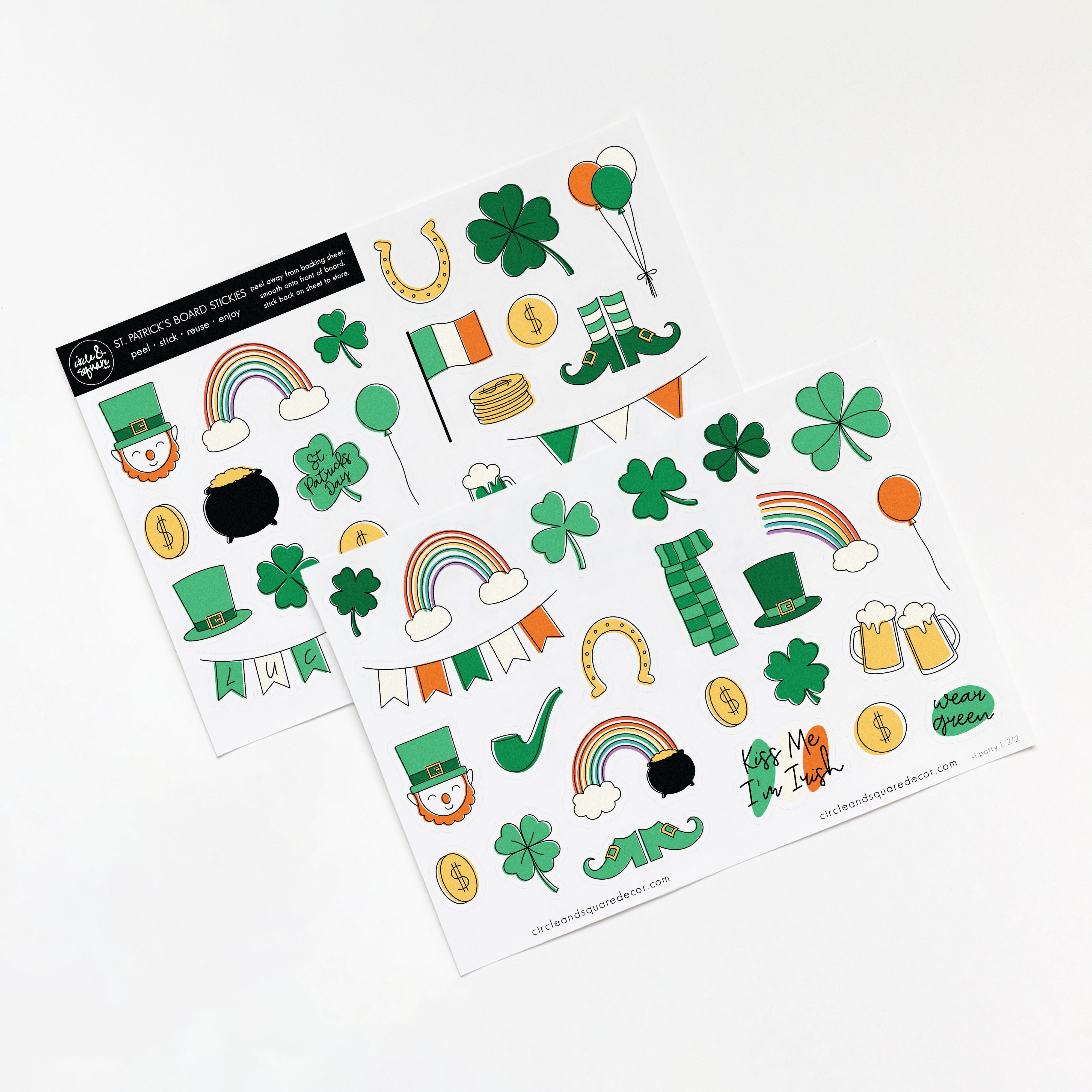 St. Patrick's Day Board Stickies