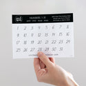 Board Stickies Months & Numbers