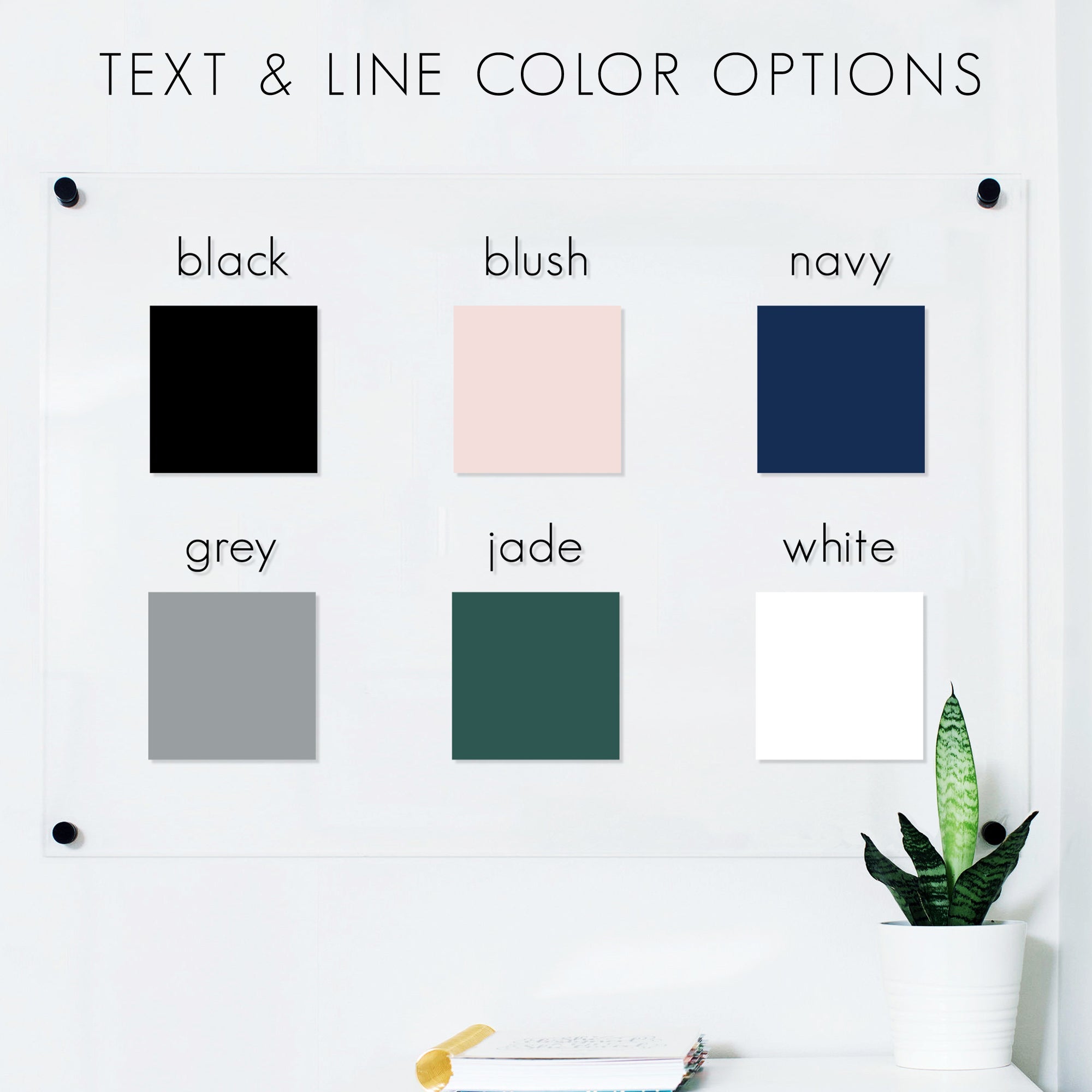 Slim Acrylic Dry-erase Checklist | Vertical Madi