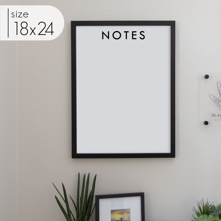 Large Framed Whiteboard | Vertical Madi