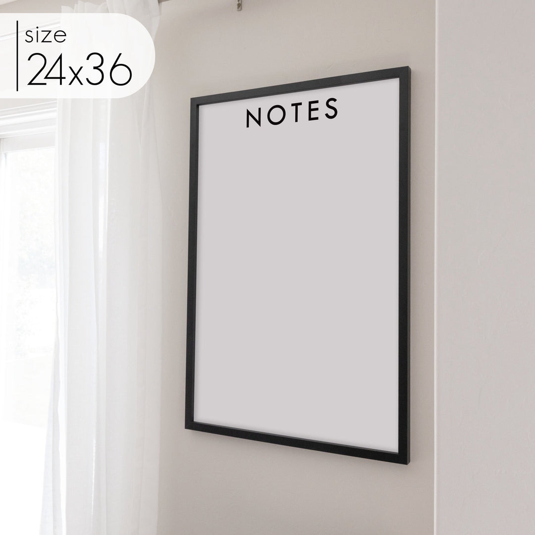 Large Framed Whiteboard | Vertical Madi
