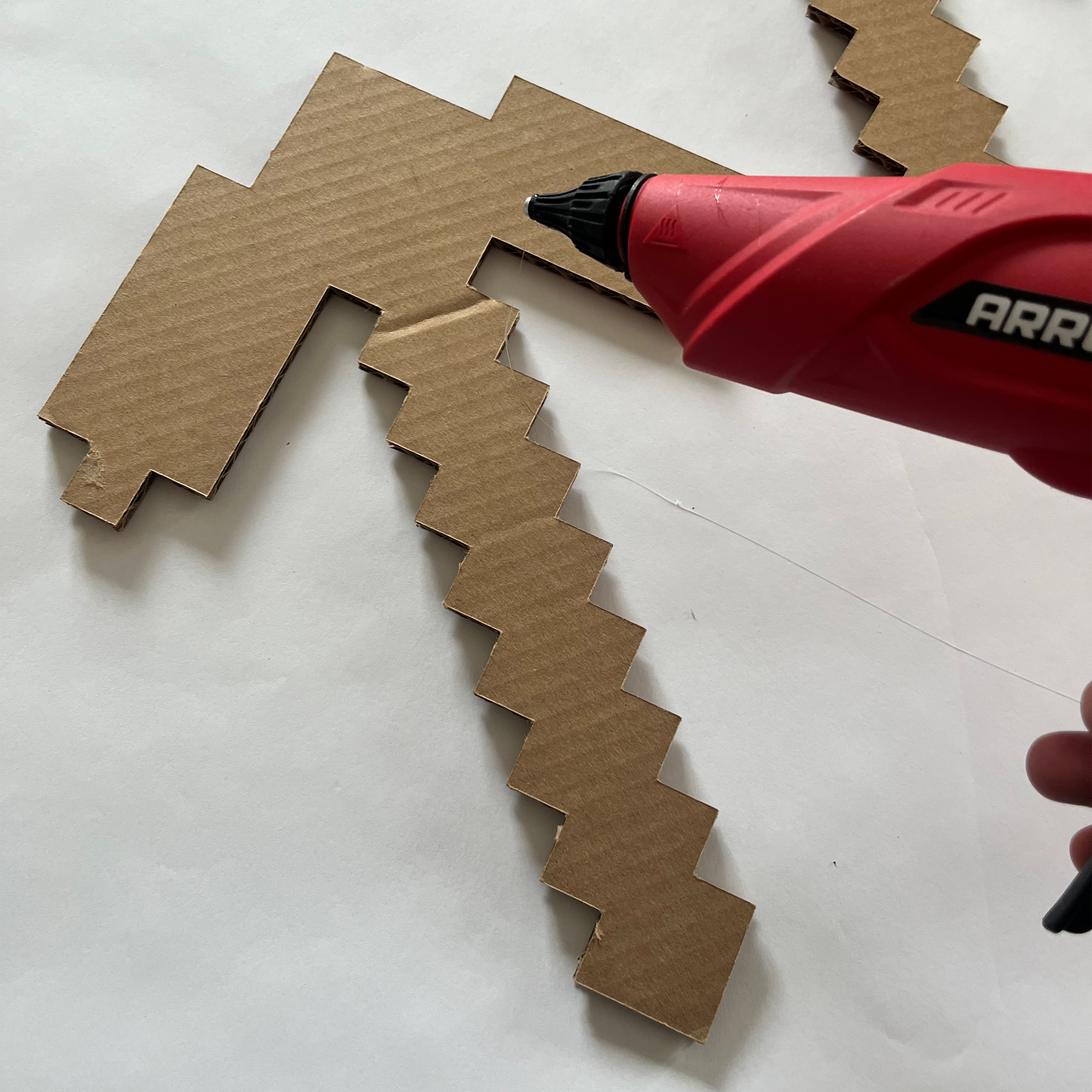 DIY Minecraft Cardboard Swords for Kids – Birthday Party Craft, Recyclable Sword Decoration Activity