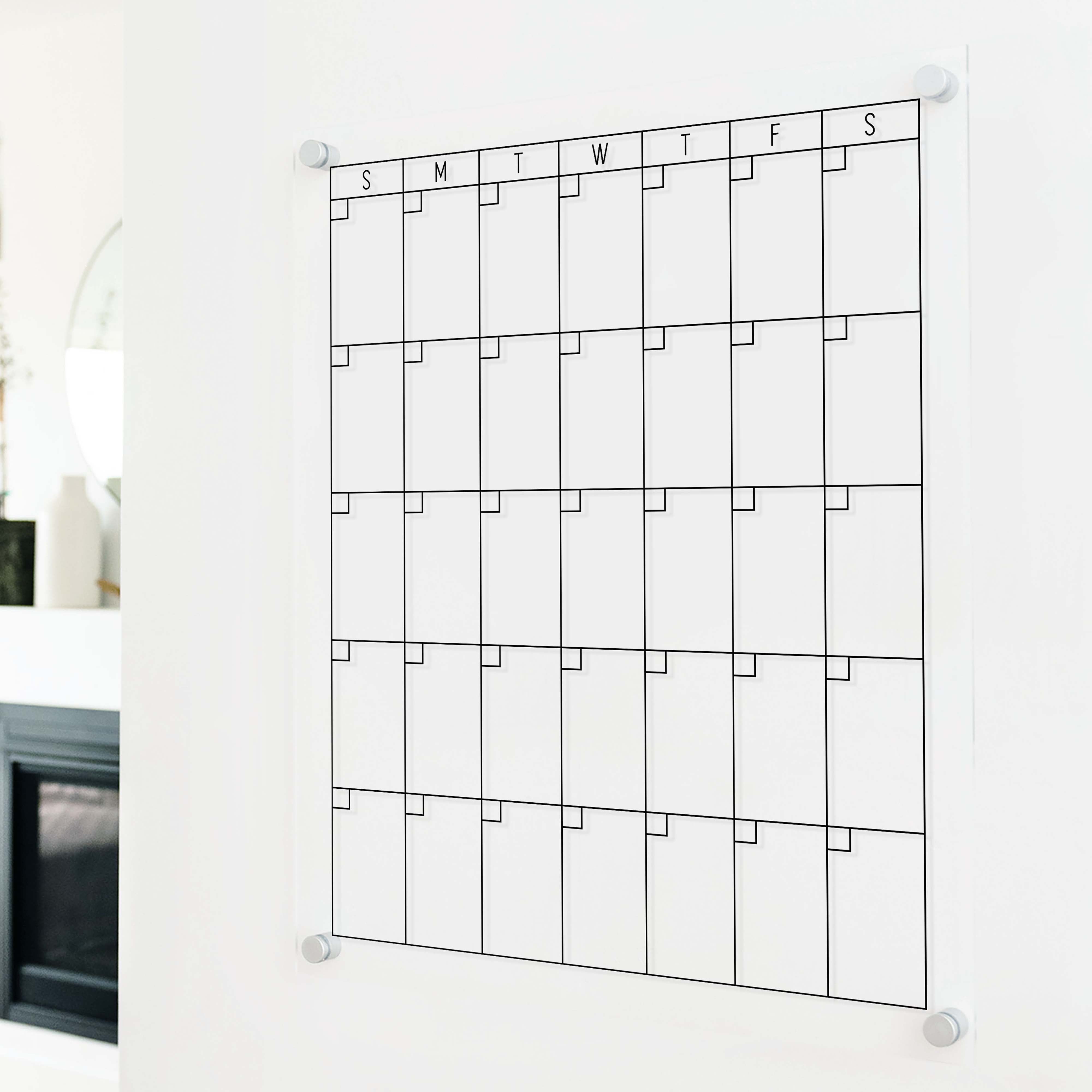 Monthly Acrylic Calendar | Vertical Multi-Style