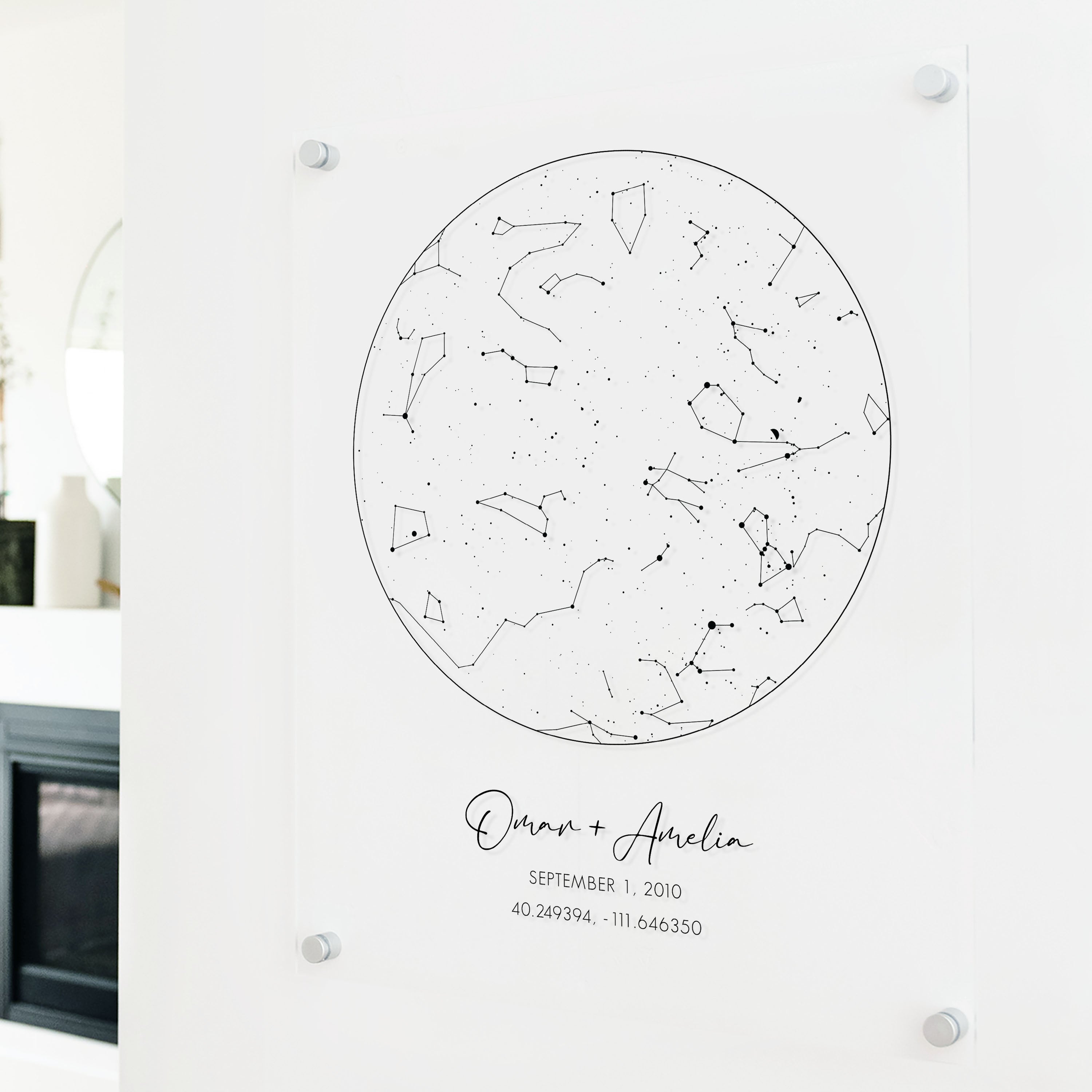 Acrylic Clear Star Chart