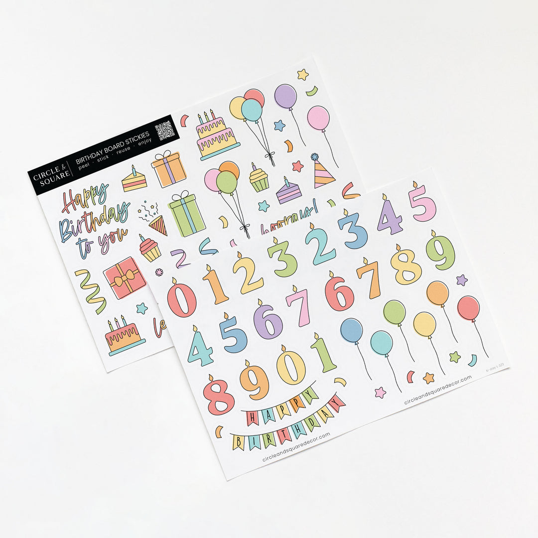 Birthday Stickies