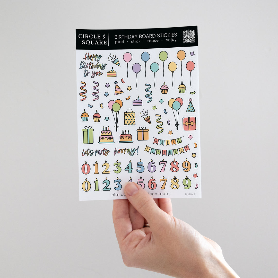 Birthday Stickies