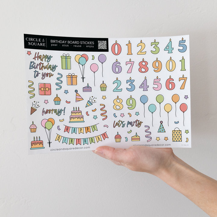 Birthday Stickies