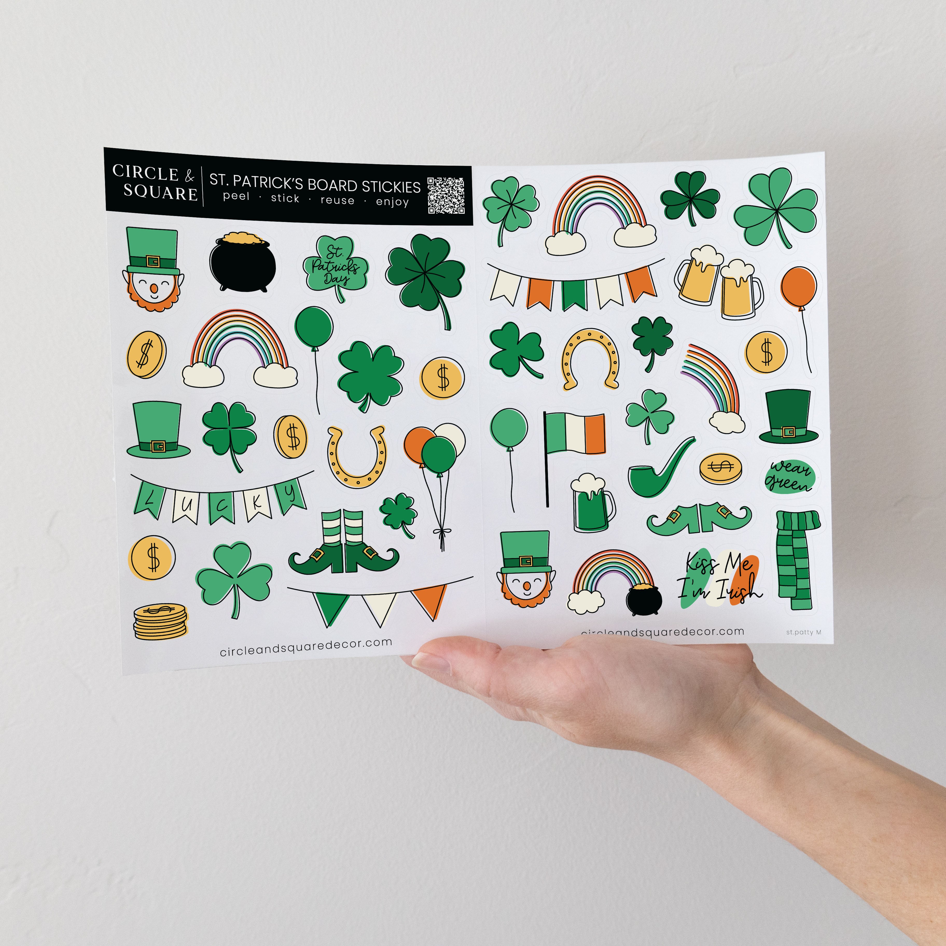 St. Patrick's Day Board Stickies