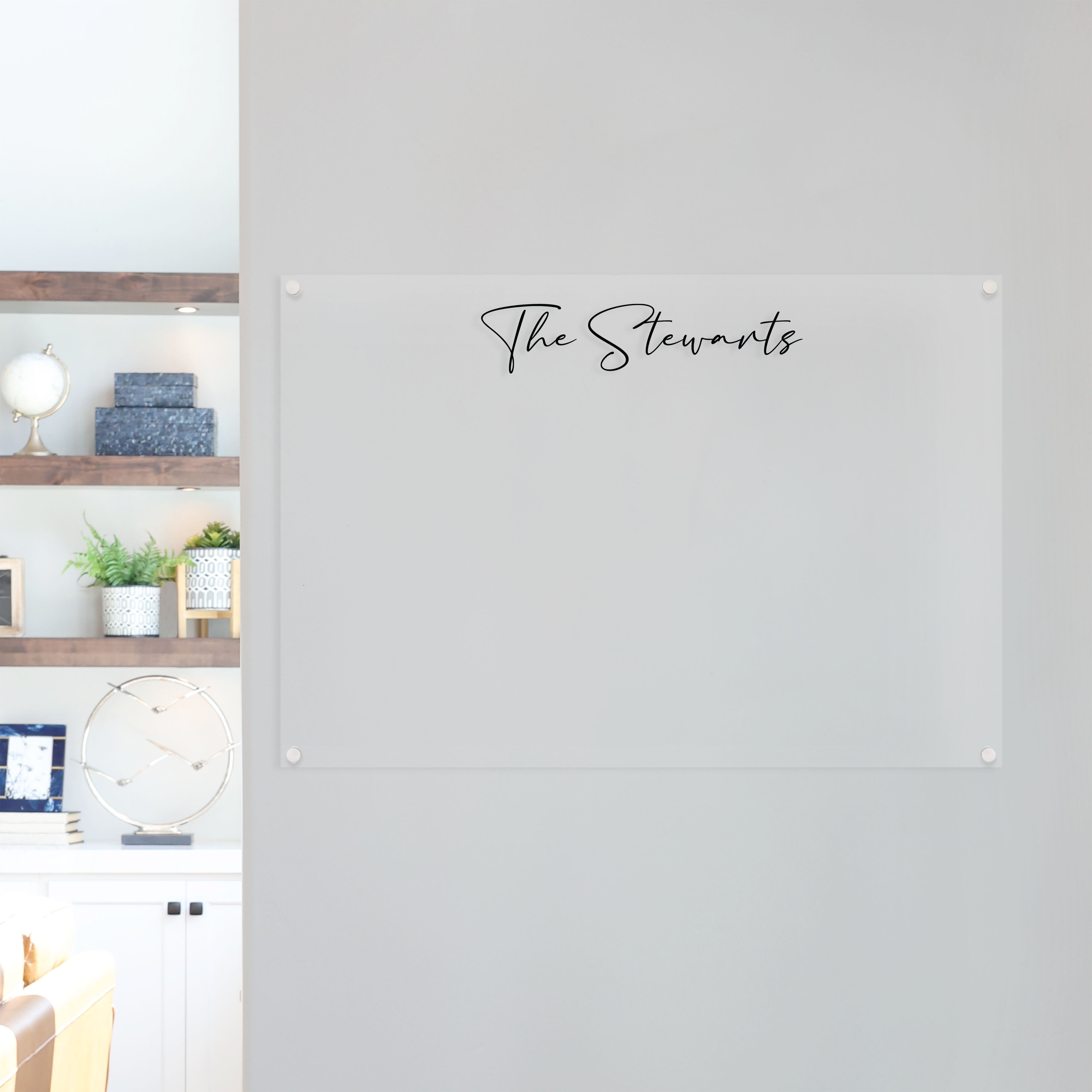 Large Acrylic Dry-erase Board | Horizontal Pennington