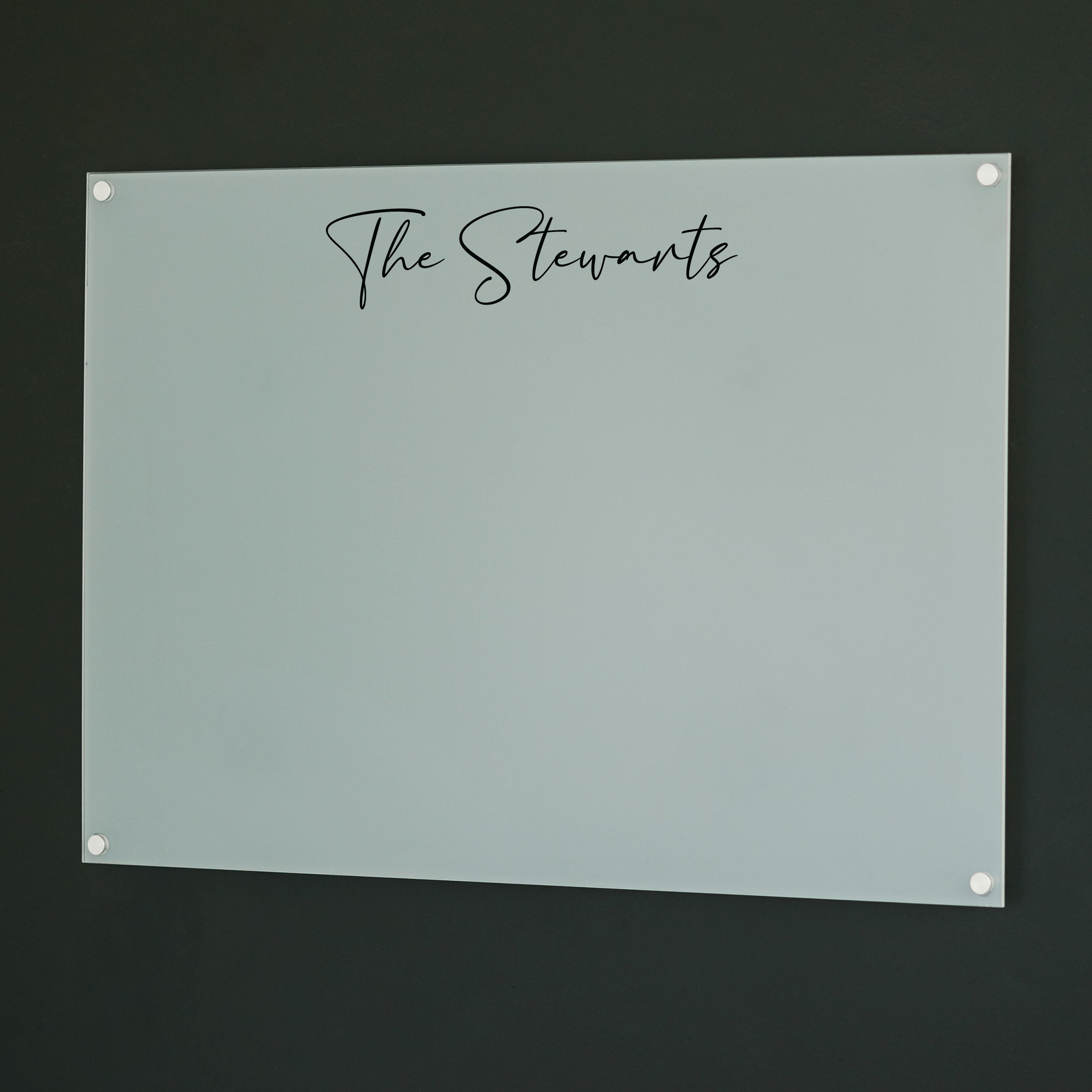 Large Frosted Acrylic Dry-erase Board | Horizontal Pennington