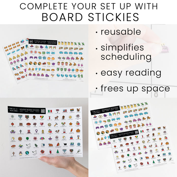 Ever Changing Acrylic Calendar | Minimalist Horizontal