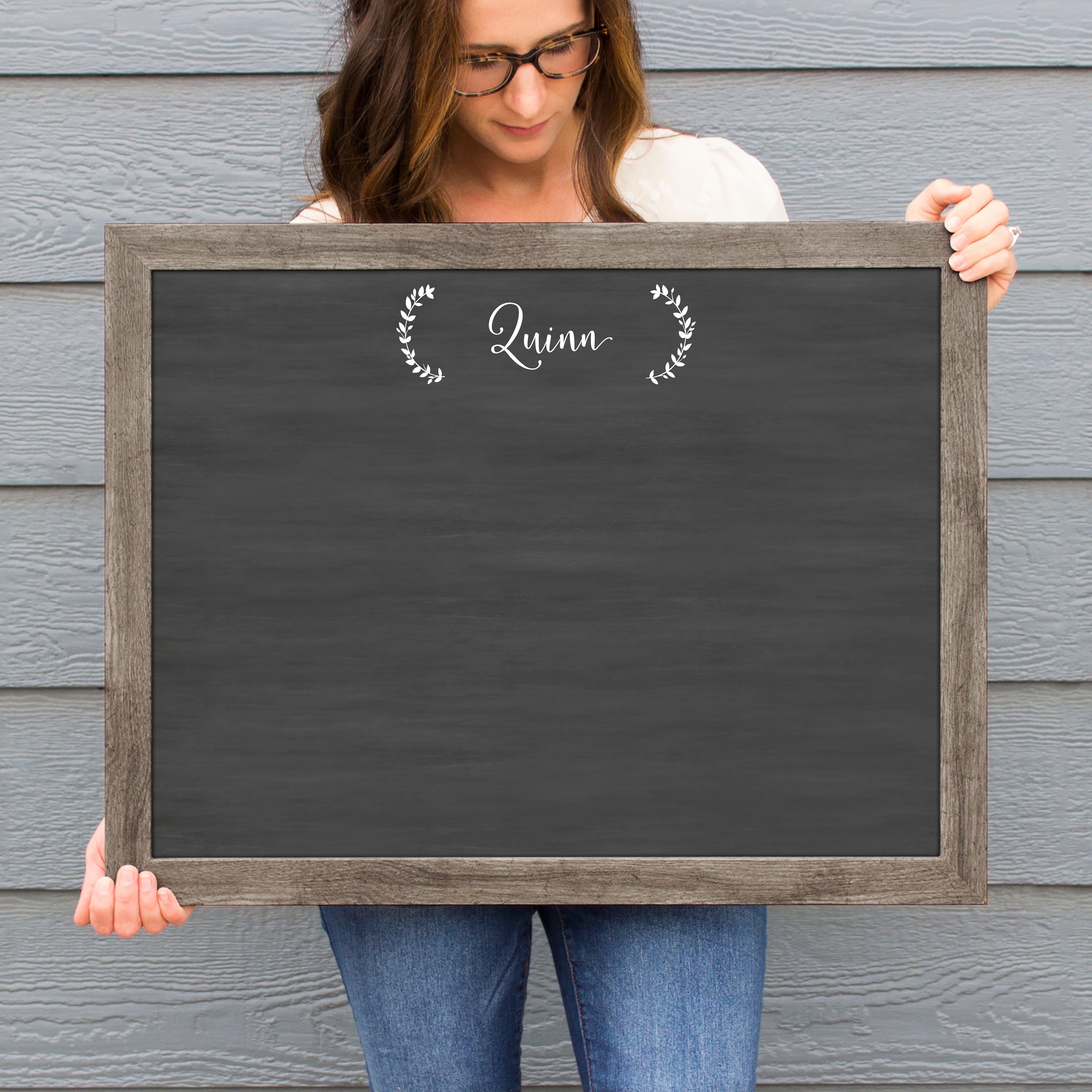 Large Framed Chalkboard | Horizontal Eagleton