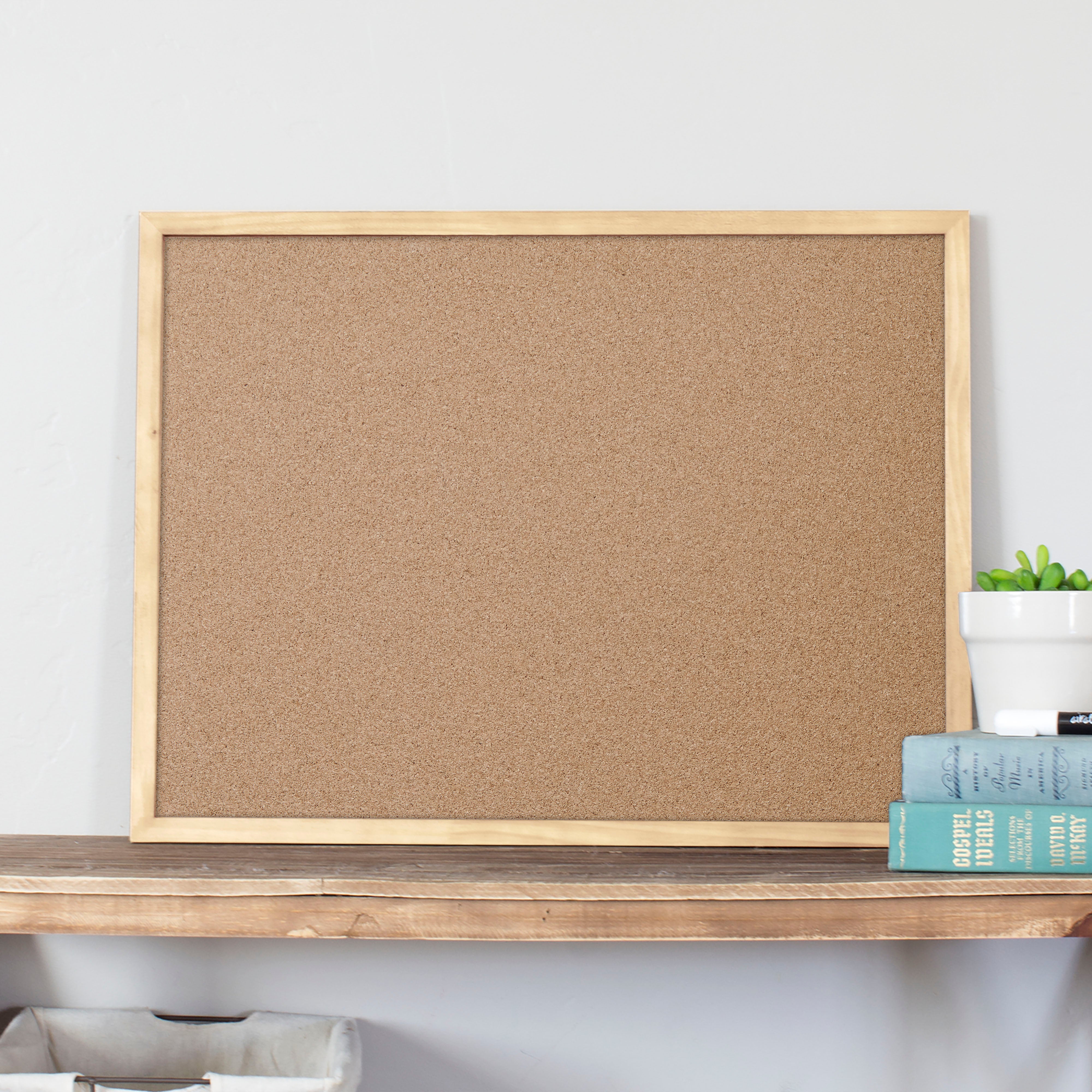 Framed Blank Cork Board | Horizontal or Vertical