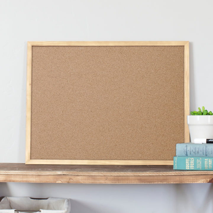 Framed Blank Cork Board | Horizontal or Vertical