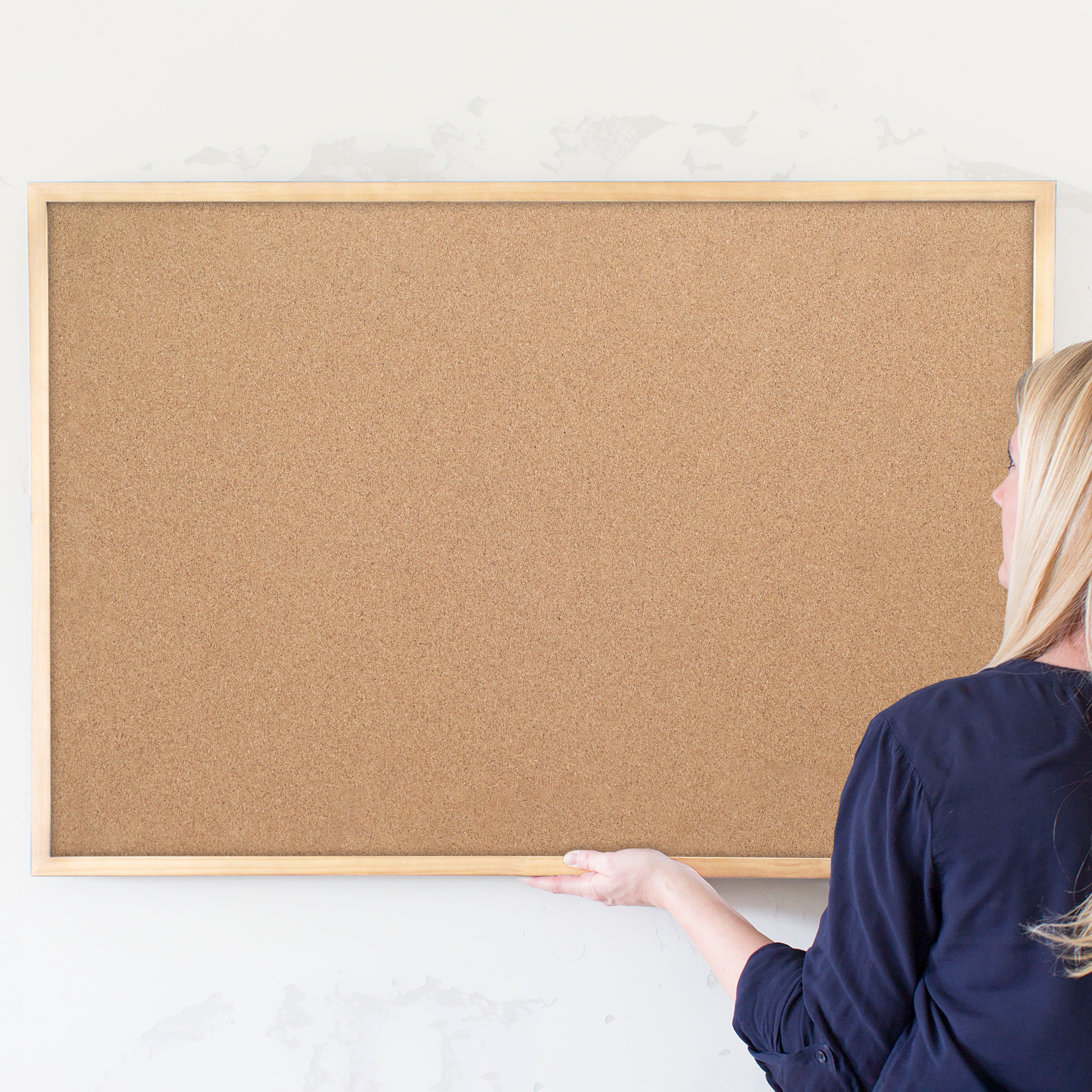 Framed Blank Cork Board | Horizontal or Vertical