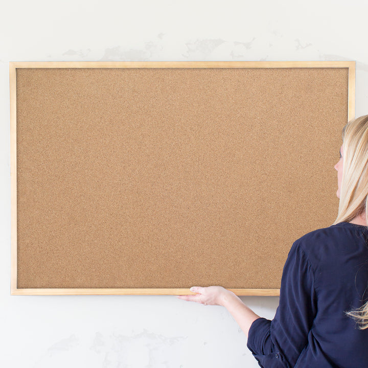 Framed Blank Cork Board | Horizontal or Vertical
