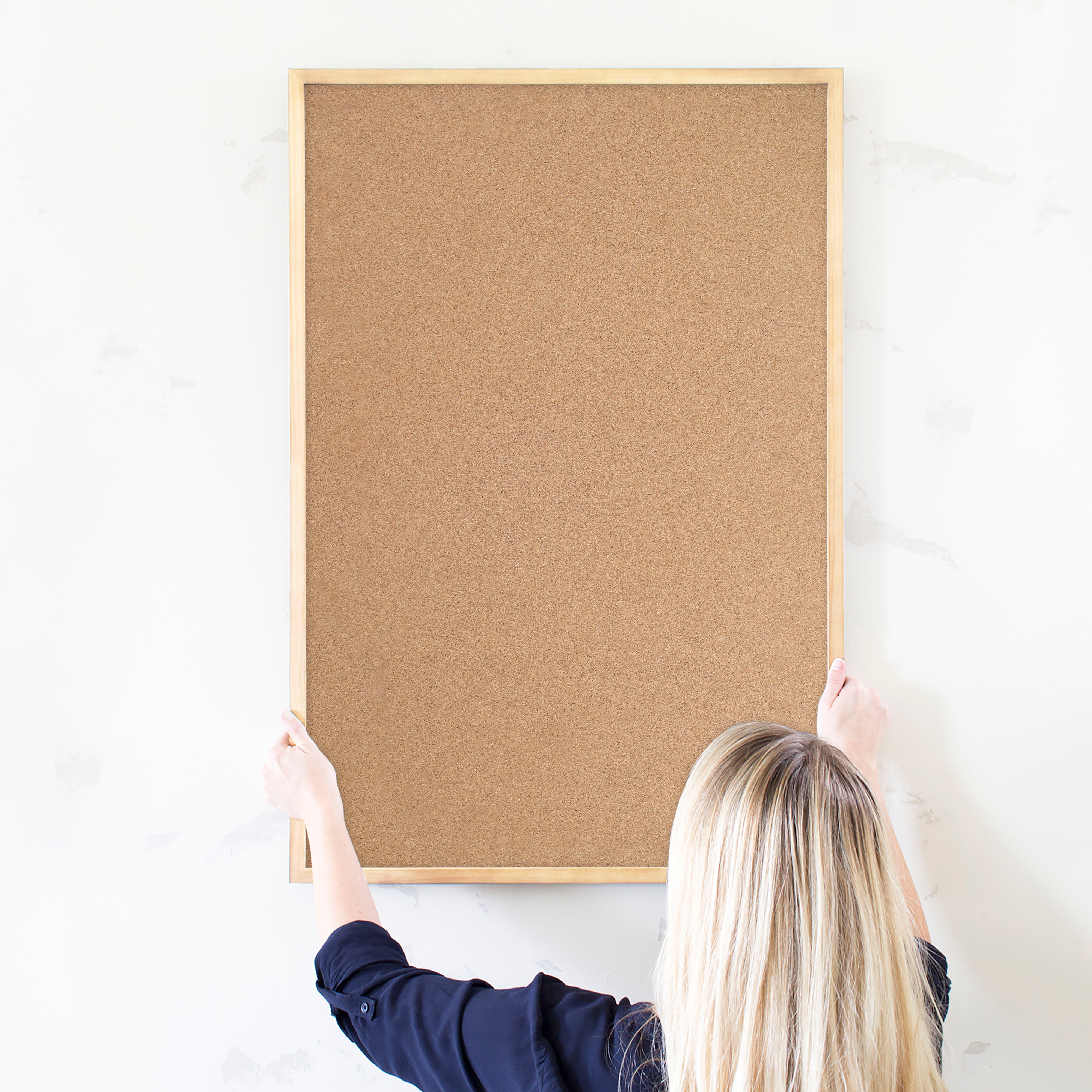 Framed Blank Cork Board | Horizontal or Vertical