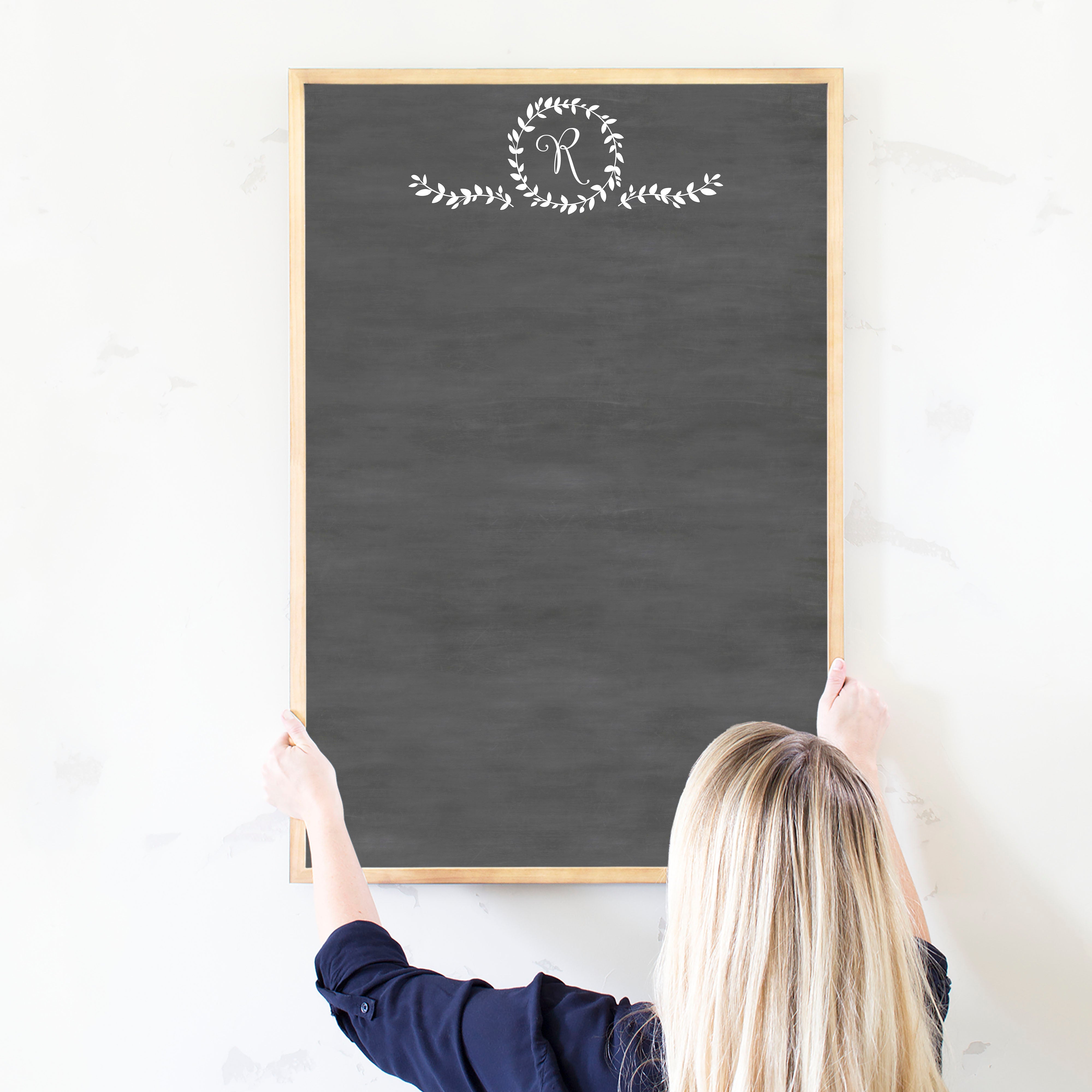 Large Framed Chalkboard | Vertical Donna