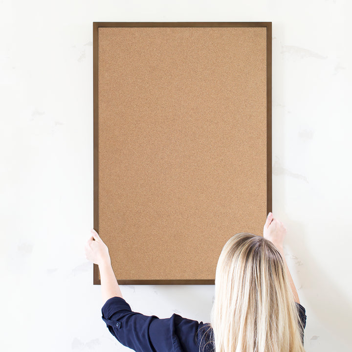 Framed Blank Cork Board | Horizontal or Vertical