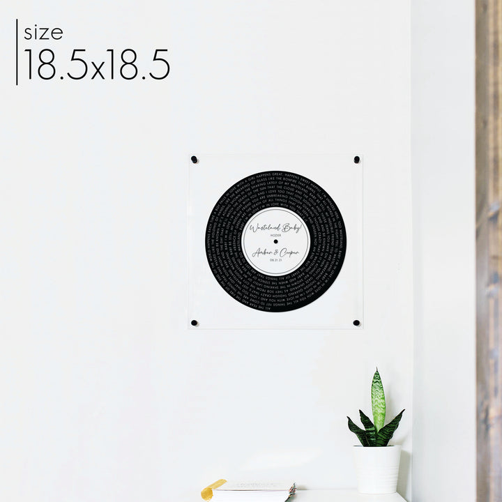 Acrylic Vinyl Record | Style 2