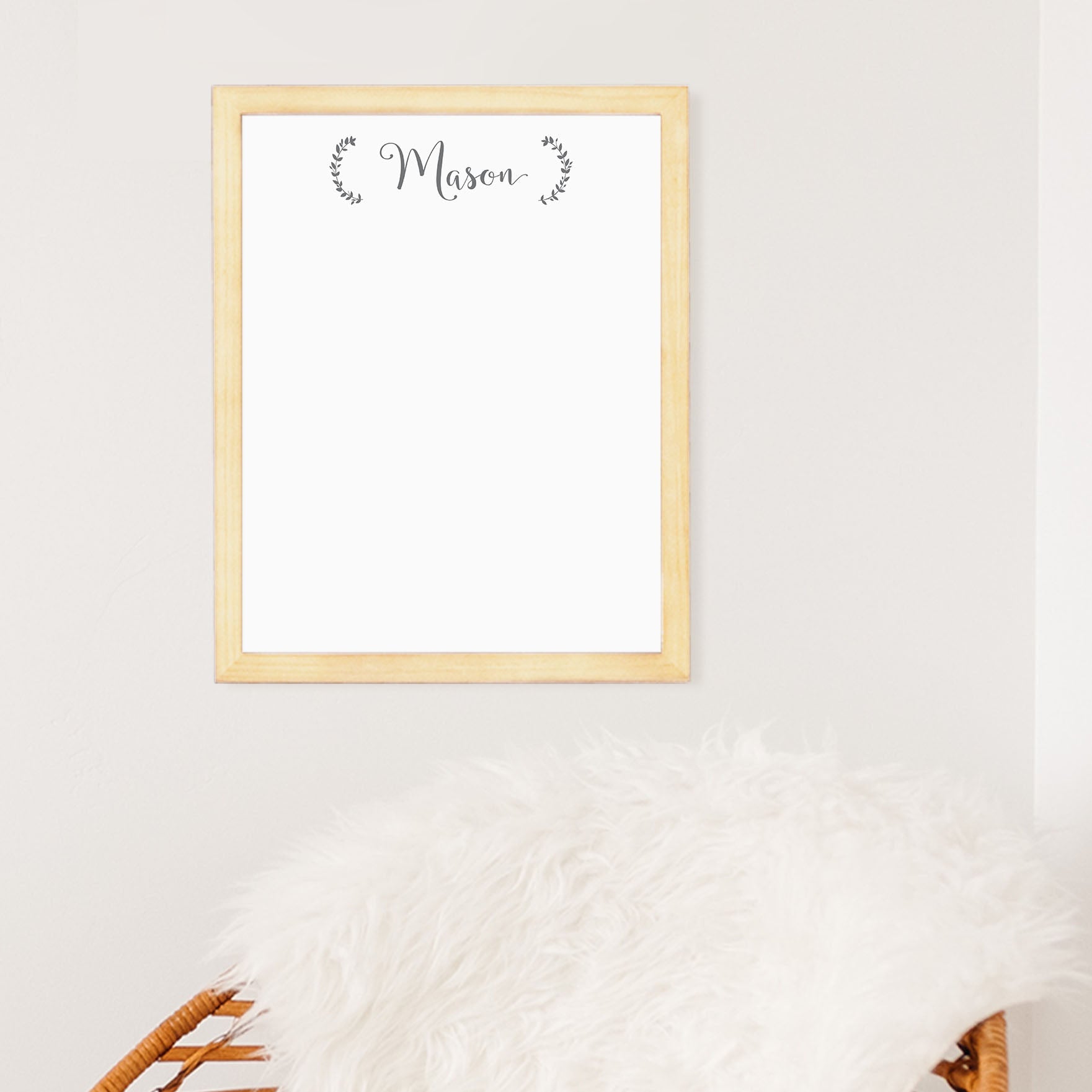 Small Framed Whiteboard | Vertical Eagleton