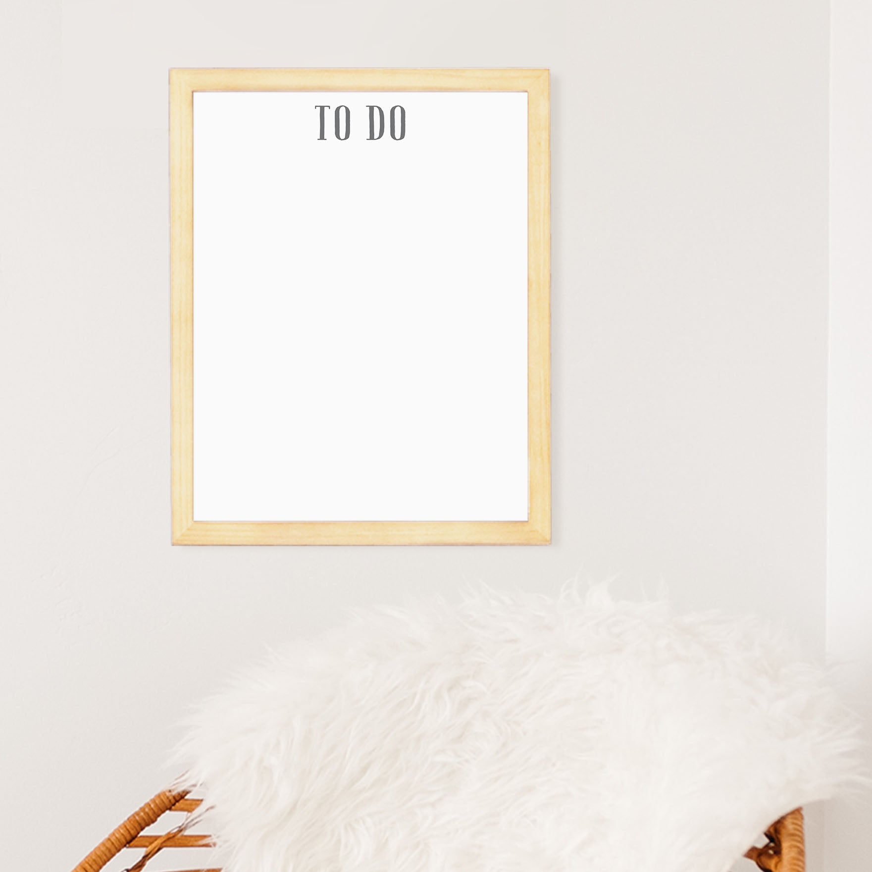 Small Framed Whiteboard | Vertical Swanson