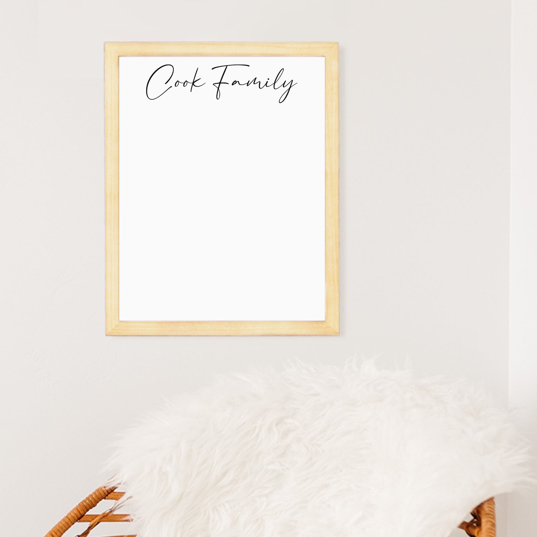 Small Framed Whiteboard | Vertical Pennington