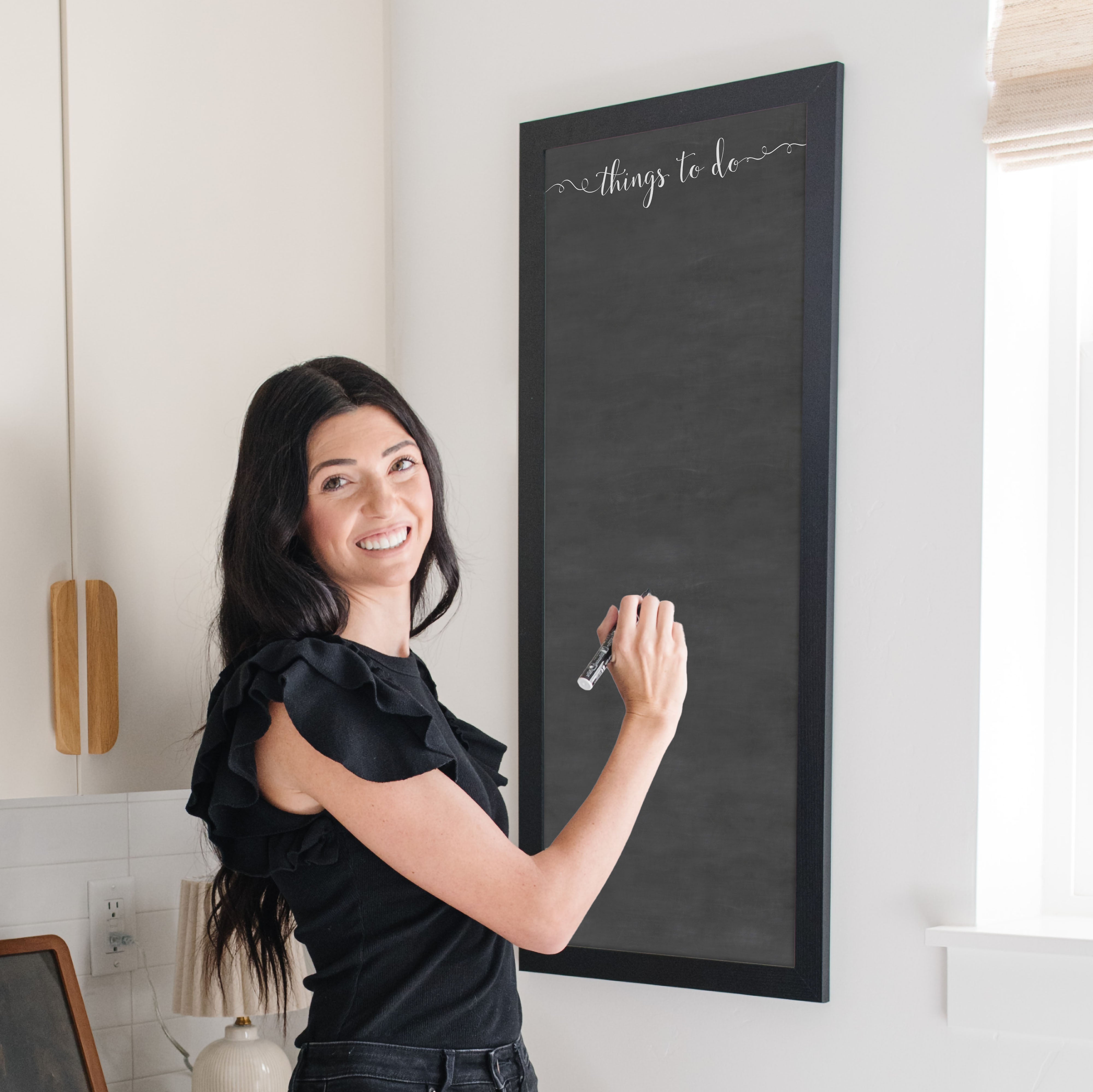 Slim Framed Chalkboard | Vertical Knope