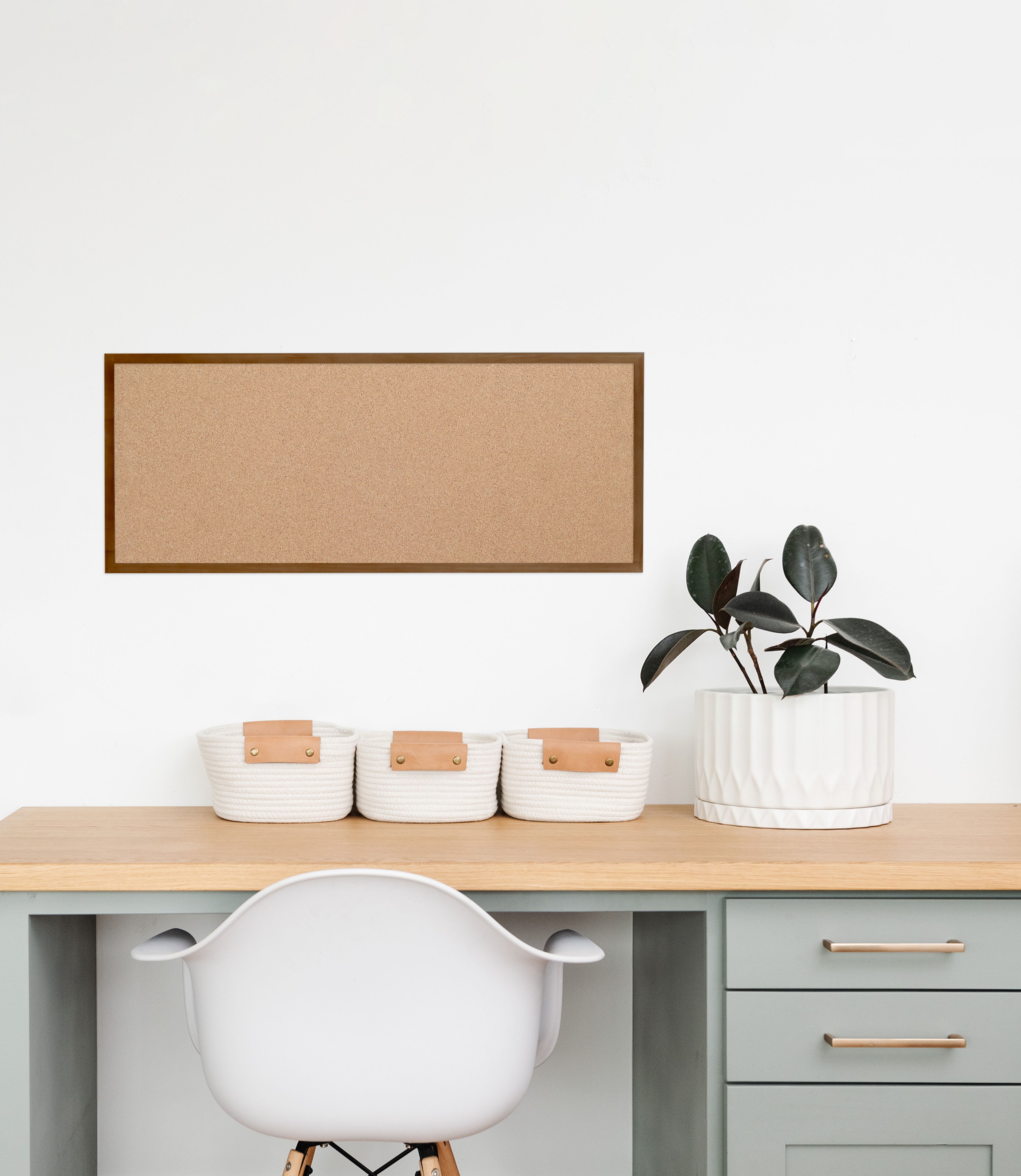 Framed Blank Cork Board | Horizontal or Vertical