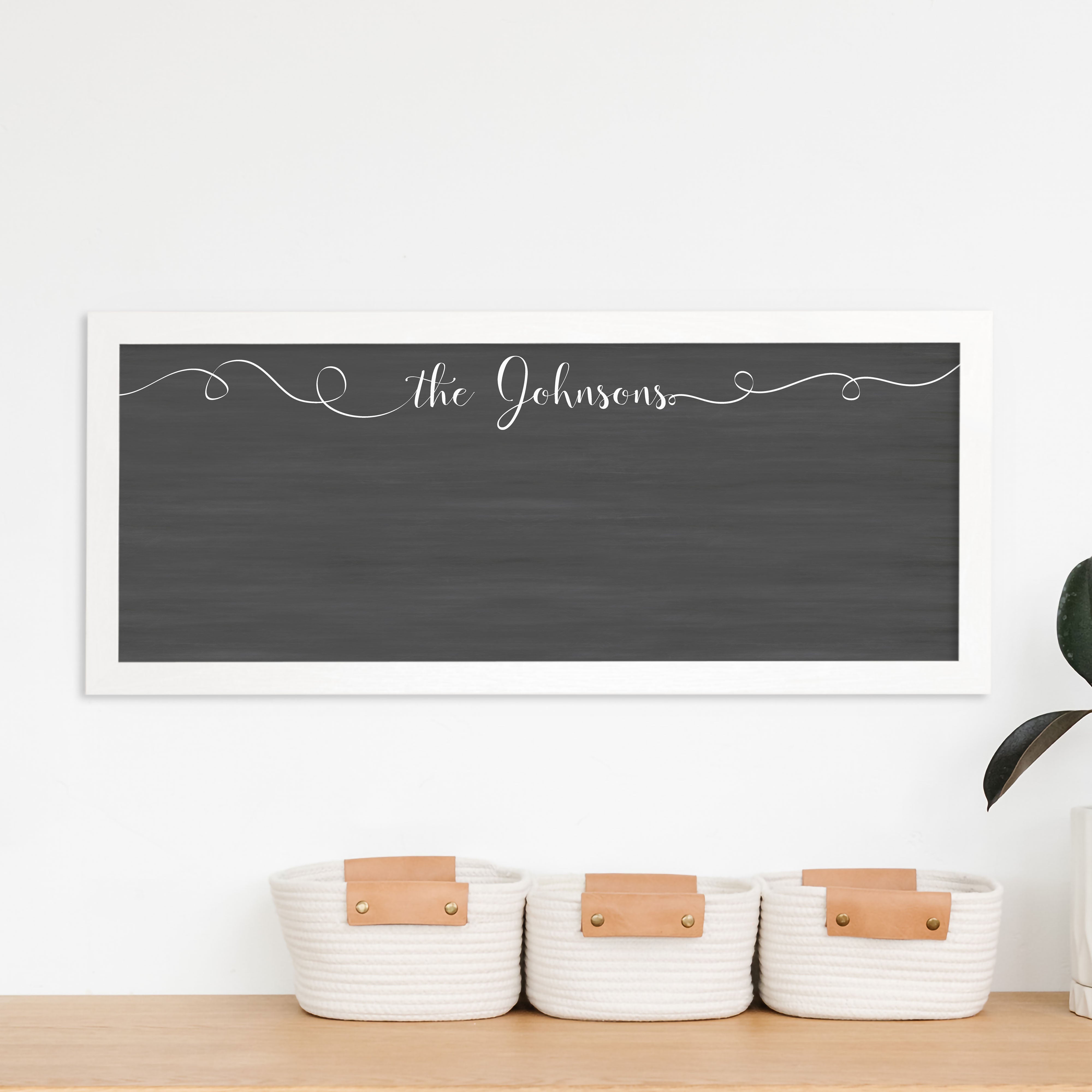 Slim Framed Chalkboard | Horizontal Knope