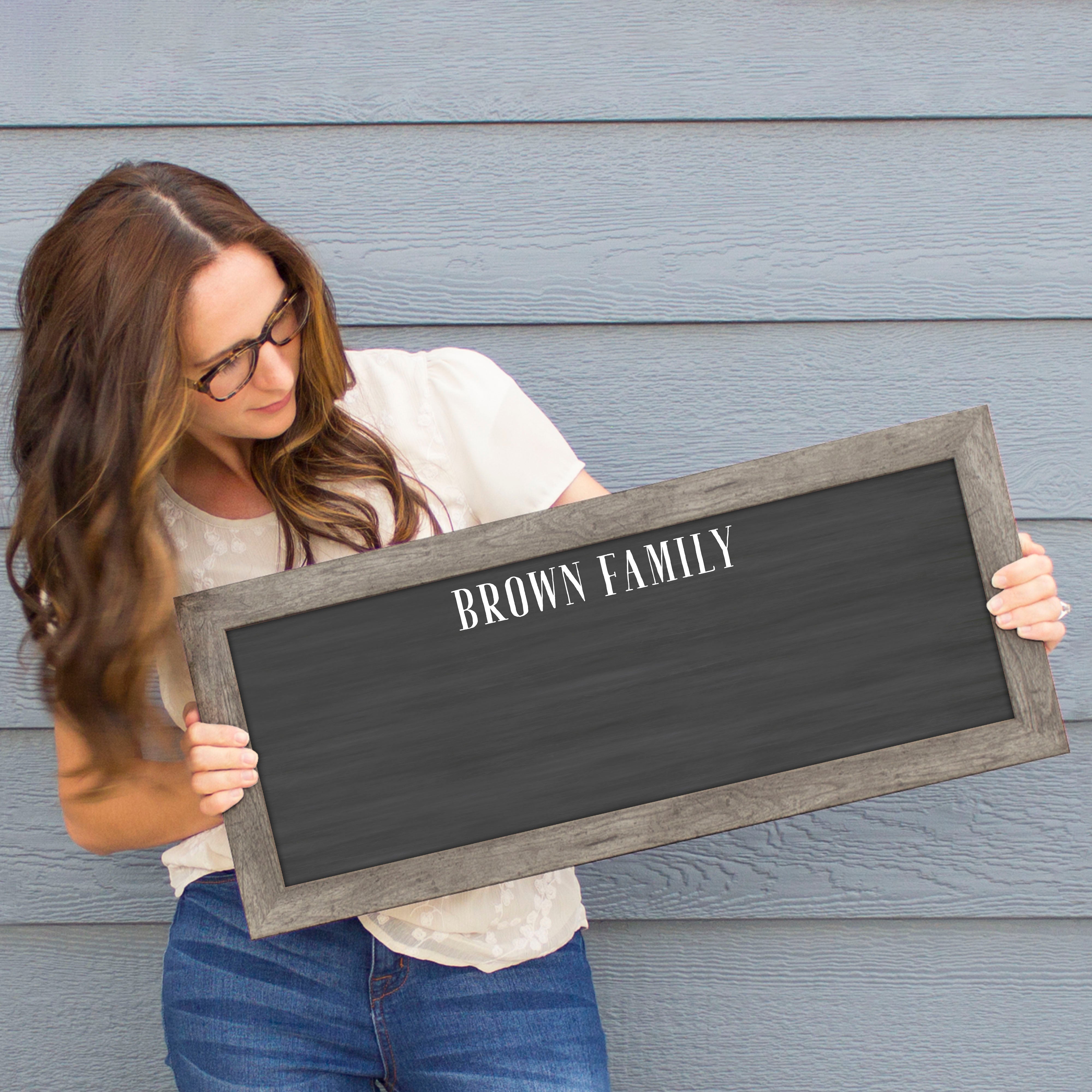 Slim Framed Chalkboard | Horizontal Swanson