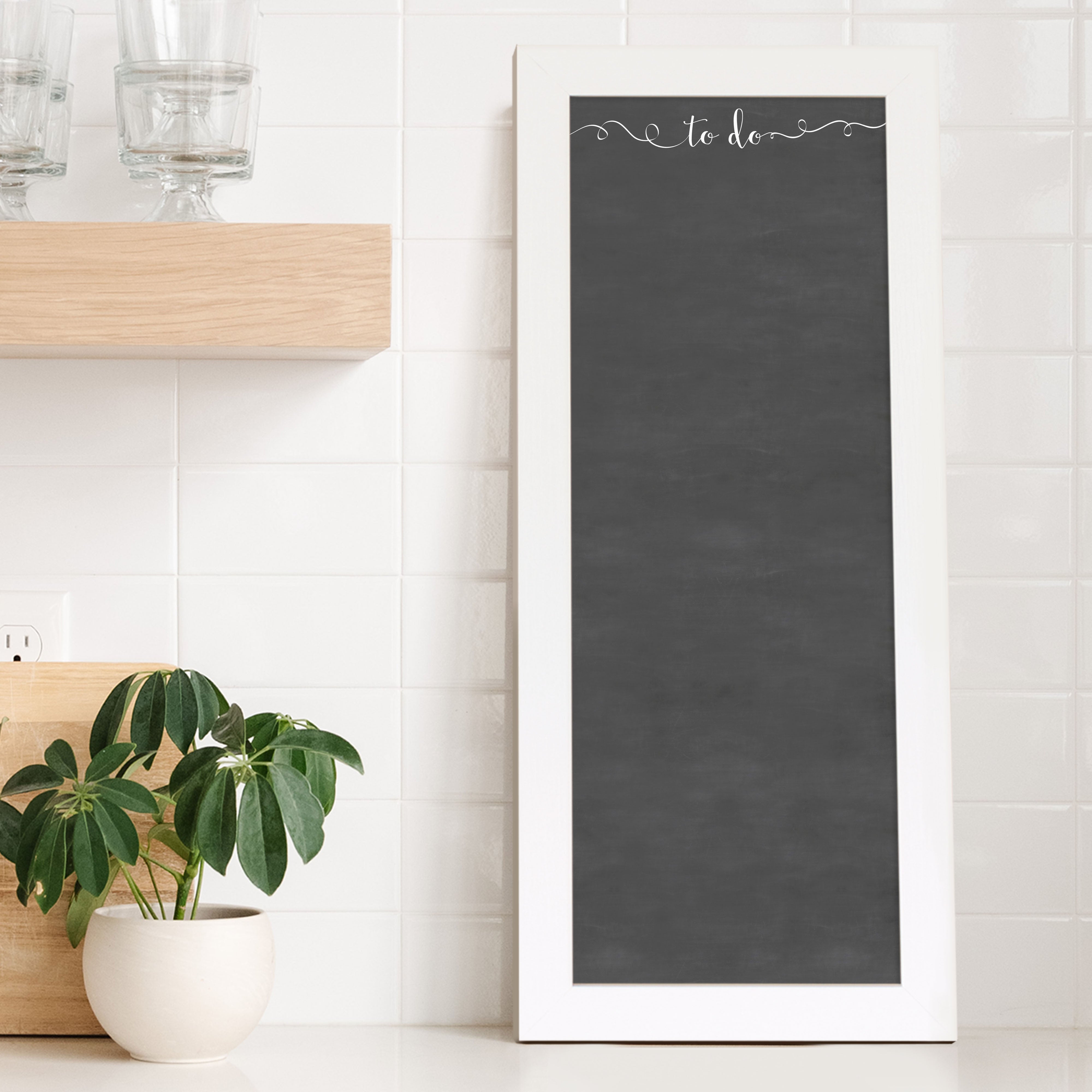 Slim Framed Chalkboard | Vertical Knope