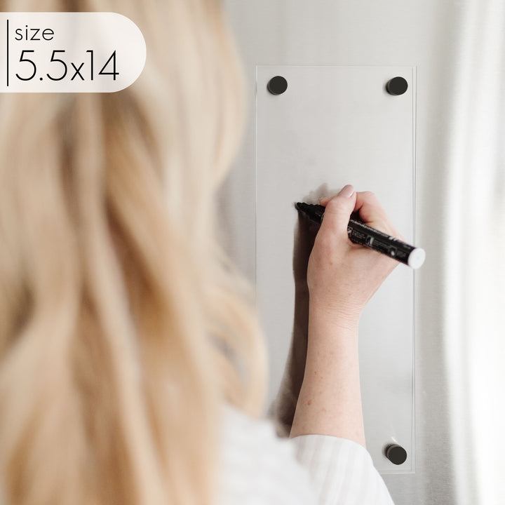 Blank Fridge Board | Acrylic Dry-Erase Board