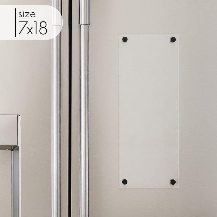 Blank Fridge Board | Acrylic Dry-Erase Board