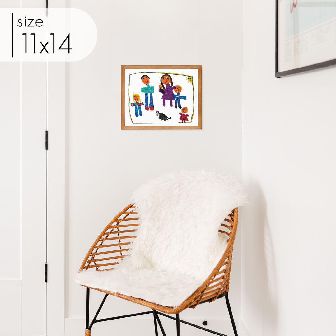 Custom Framed Kid Art