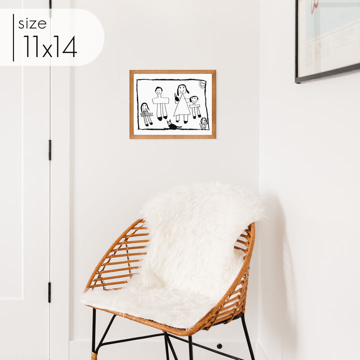 Custom Framed Kid Art