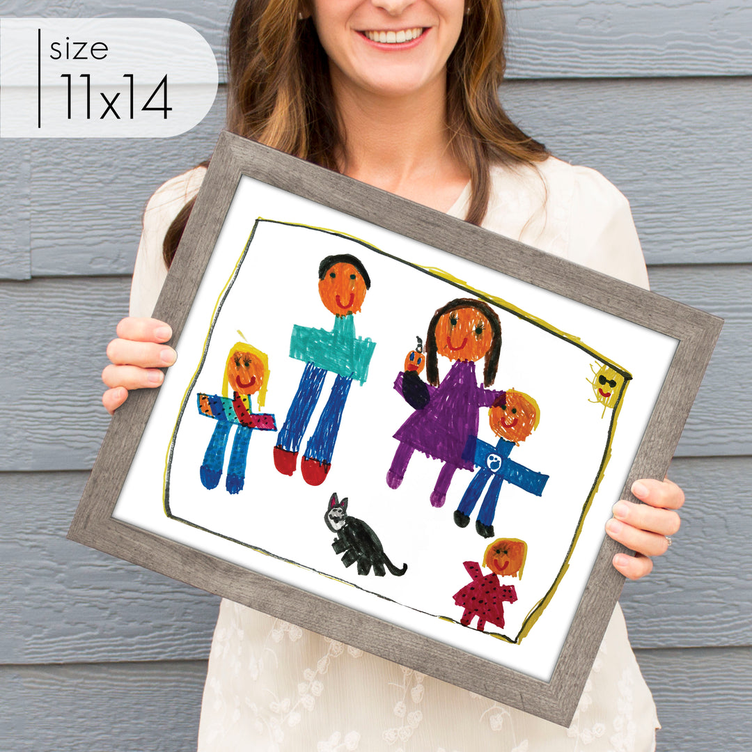 Custom Framed Kid Art