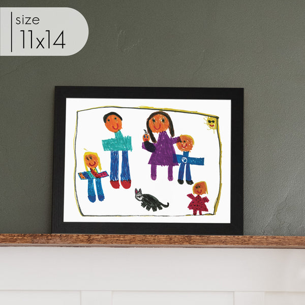 Custom Framed Kid Art