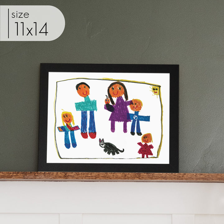 Custom Framed Kid Art