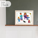 Custom Framed Kid Art