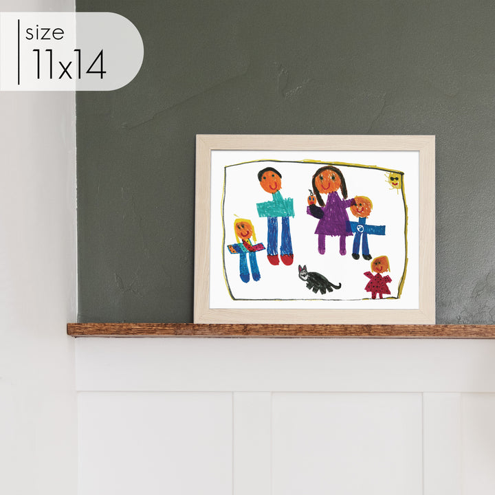Custom Framed Kid Art