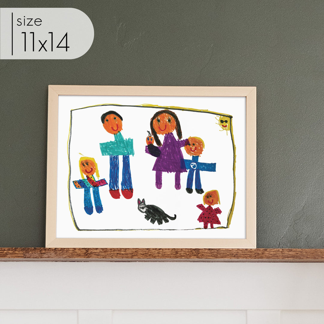 Custom Framed Kid Art