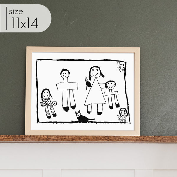 Custom Framed Kid Art