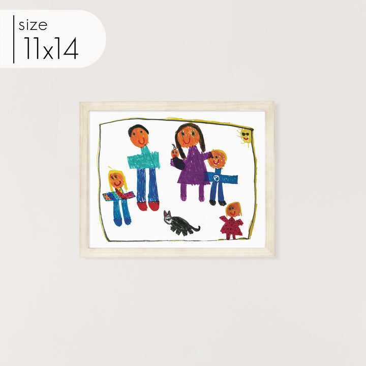 Custom Framed Kid Art