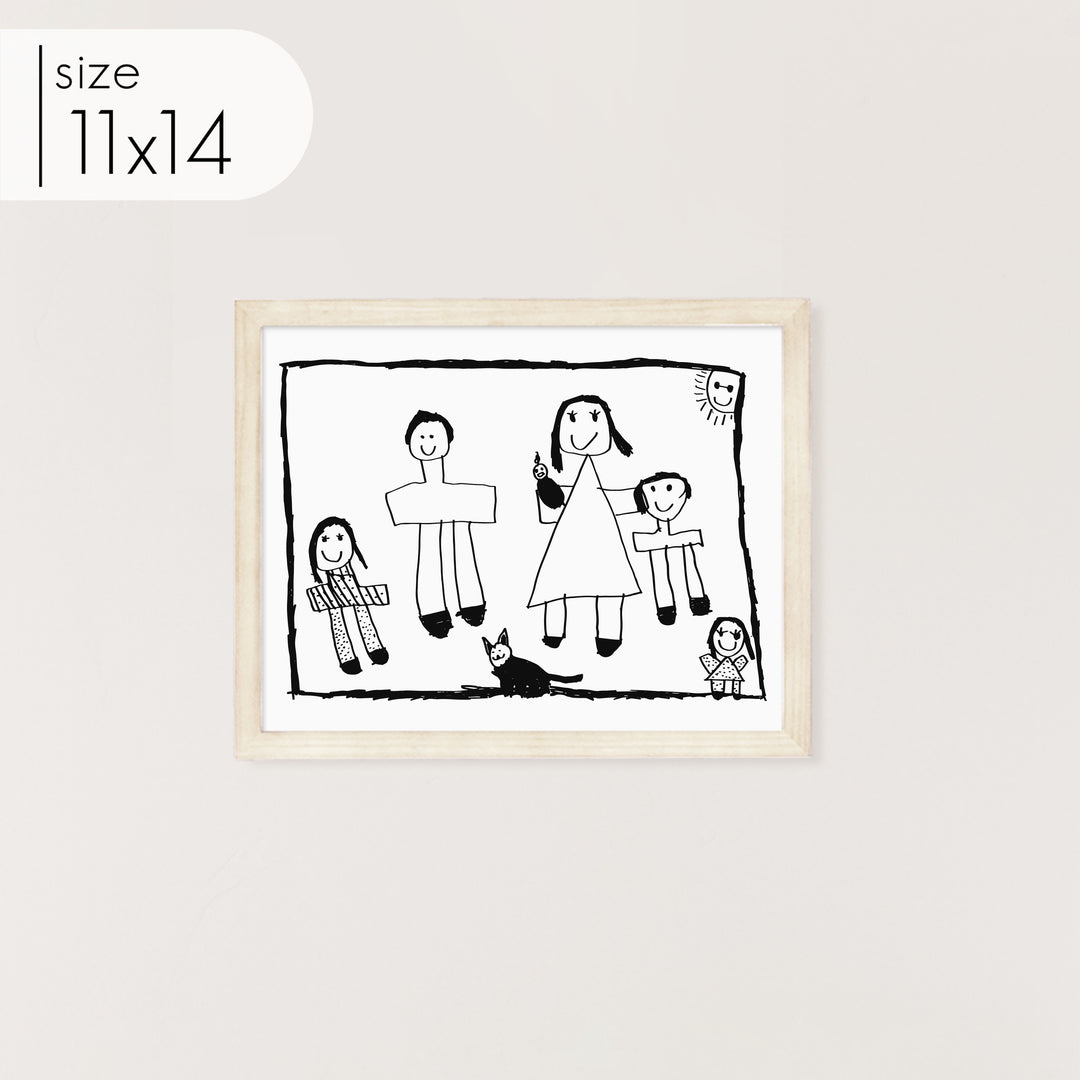 Custom Framed Kid Art