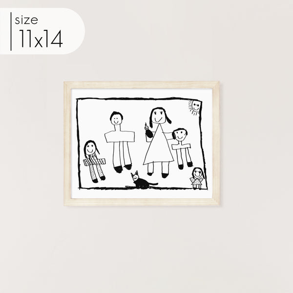 Custom Framed Kid Art