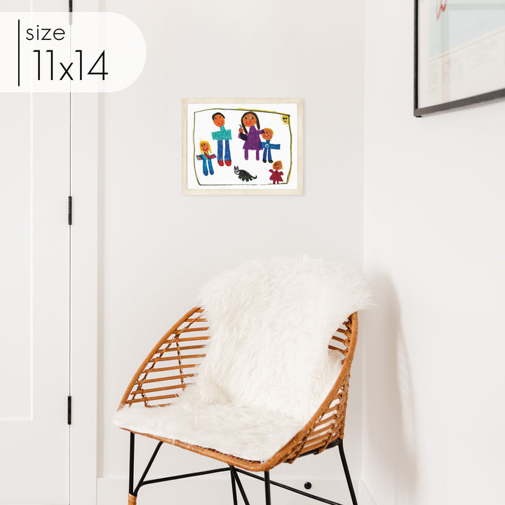 Custom Framed Kid Art