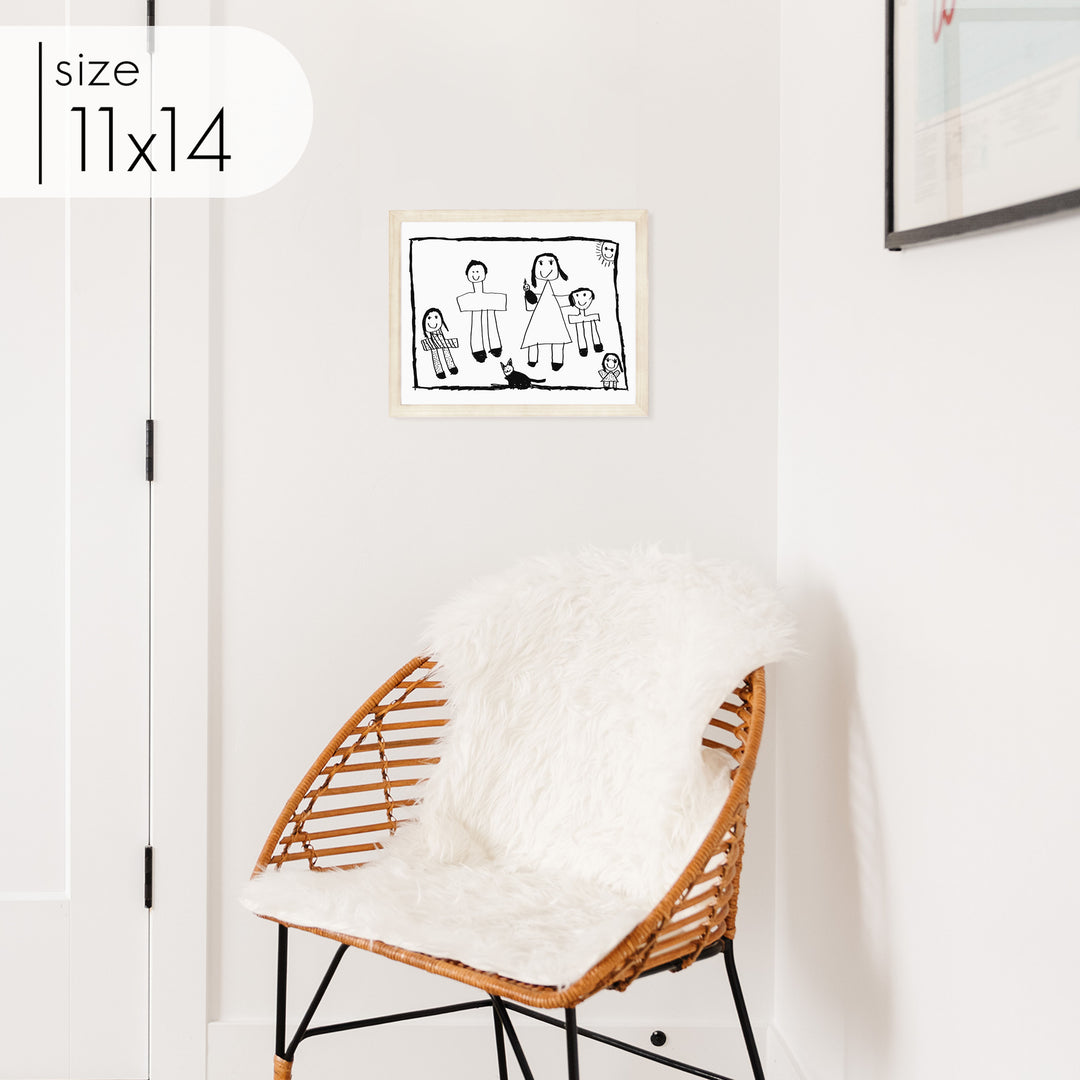 Custom Framed Kid Art