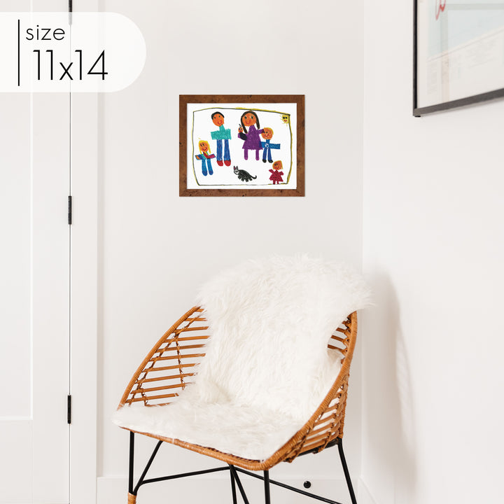 Custom Framed Kid Art
