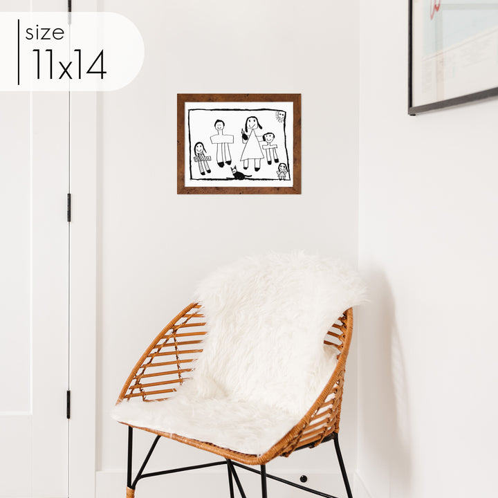 Custom Framed Kid Art